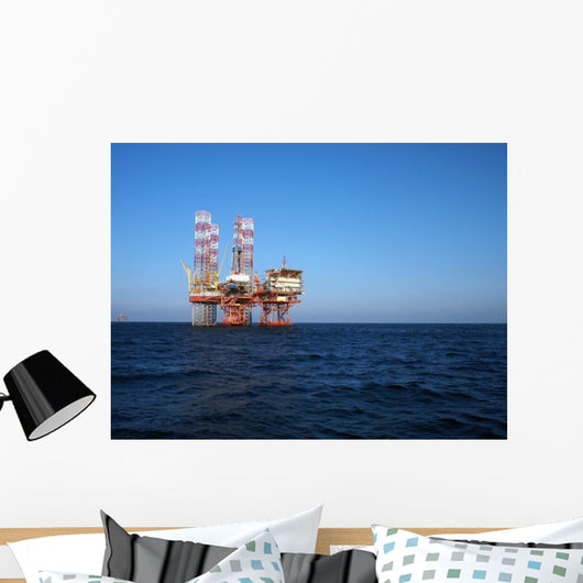 Drilling Platform Wall Mural