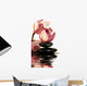 Zen Pebbles Orchid Wall Decal