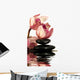 Zen Pebbles Orchid Wall Decal