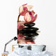 Zen Pebbles Orchid Wall Decal