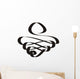 Abstract Calligraphy Wall Decal