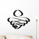 Abstract Calligraphy Wall Decal