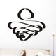 Abstract Calligraphy Wall Decal
