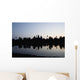 Silhouette Of Ankor Wat Temple At Dusk, Angkor,Siem Reap,Cambodia Wall Mural
