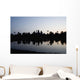 Silhouette Of Ankor Wat Temple At Dusk, Angkor,Siem Reap,Cambodia Wall Mural