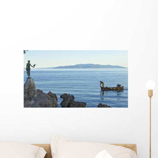 Waterfront Of Opatija By Zvonko Car Wall Mural
