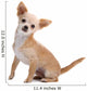 Chihuahua Isolated on White Wall Decal