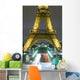 Traffic On Champs D'elysees Under Eiffel Tower At Night, Paris,France Wall Mural