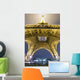 Eiffel Tower At Night,Low Angle View, Paris,France Wall Mural