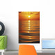 Sunset Over Ocean Horizon Wall Mural