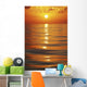 Sunset Over Ocean Horizon Wall Mural