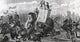War Elephants In Combat From A 19Th Century Engraving Wall Mural