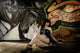 tattoed girl by graffiti Wall Mural