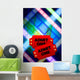 Movie Tickets With Multi Color Film Reel Wall Mural