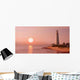 Lighthouse and Sunset Wall Decal