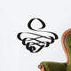 abstract calligraphy Wall Decal