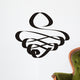 abstract calligraphy Wall Decal