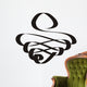 abstract calligraphy Wall Decal