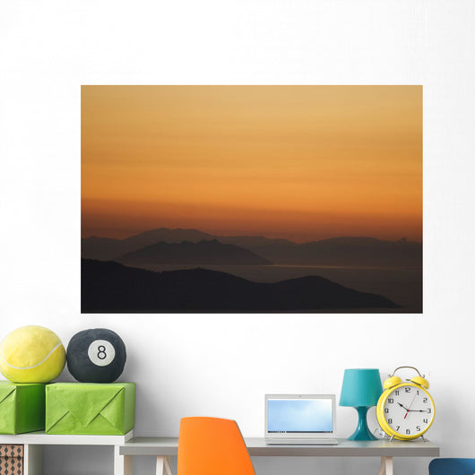 Santo Stefano Coastline At Sunset, Tuscany,Italy Wall Mural