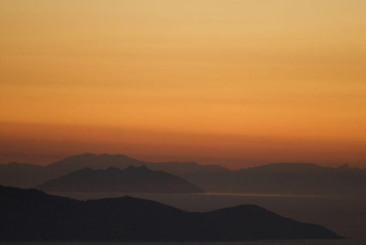 Santo Stefano Coastline At Sunset, Tuscany,Italy Wall Mural