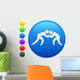 Wrestling Icon round Internet Wall Mural