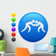 Wrestling Icon round Internet Wall Mural