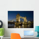 Tower Bridge Illuminated At Night, London,England,Uk Wall Mural
