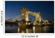 Tower Bridge Illuminated At Night, London,England,Uk Wall Mural
