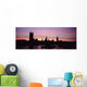 Silhouette Of Palace Of Westminster, London,England,Uk Wall Mural