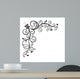Floral Corner Design Element