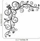 Floral Corner Design Element