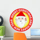 Merry Christmas and Happy New Year Wall Decal