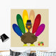 thanksgiving day turkey Wall Mural