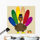 thanksgiving day turkey Wall Mural