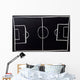 Chalk Football Pitch Wall Mural
