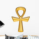 Isolated Egyptian Ankh Wall Decal