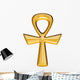 Isolated Egyptian Ankh Wall Decal
