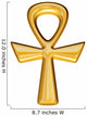 Isolated Egyptian Ankh Wall Decal