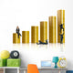 financial coin graph Wall Decal