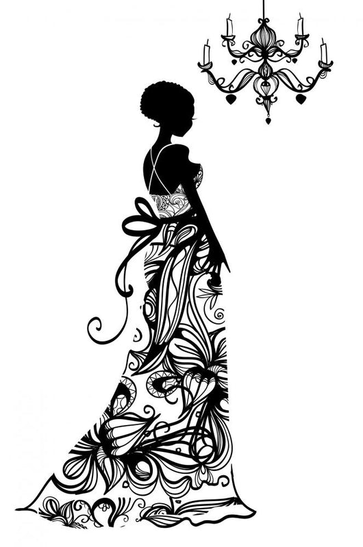 Wedding Dress Wall Mural