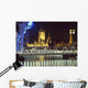 Houses Of Parliament And Millenium Wheel  London,England Wall Mural