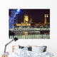 Houses Of Parliament And Millenium Wheel  London,England Wall Mural