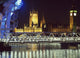 Houses Of Parliament And Millenium Wheel  London,England Wall Mural