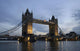 Tower Bridge And River Thames At Dusk, London,England,Uk Wall Mural