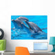 Happy Dolphins Wall Mural