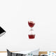 Hourglass from Glases of Red Wine Wall Decal