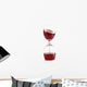 Hourglass from Glases of Red Wine Wall Decal