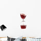 Hourglass from Glases of Red Wine Wall Decal