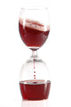 Hourglass from Glases of Red Wine Wall Decal
