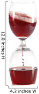 Hourglass from Glases of Red Wine Wall Decal
